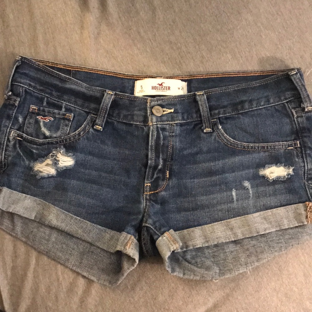 Hollister jean shorts